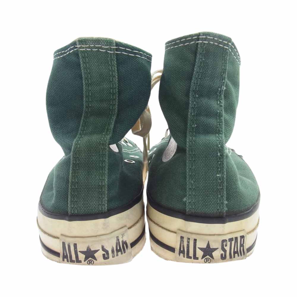 CONVERSE コンバース 90s USA製 ALL STAR HI オールスター ハイカット キャンバス スニーカー グリーン系 5.5【中古】