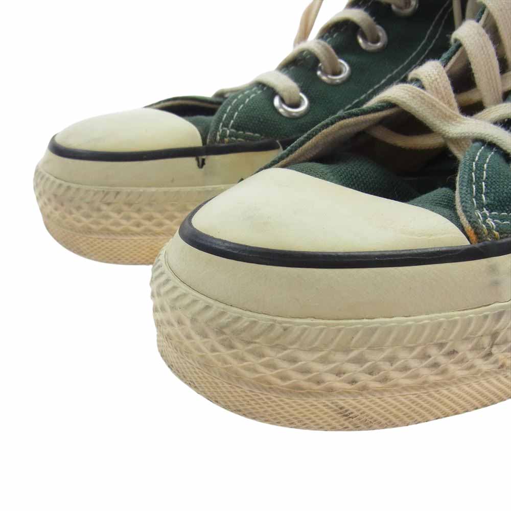 CONVERSE コンバース 90s USA製 ALL STAR HI オールスター ハイカット キャンバス スニーカー グリーン系 5.5【中古】
