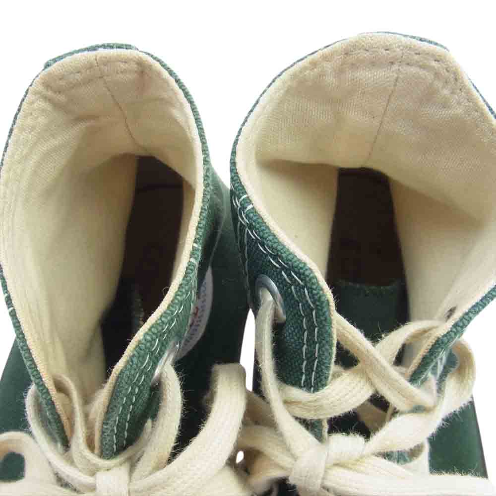 CONVERSE コンバース 90s USA製 ALL STAR HI オールスター ハイカット キャンバス スニーカー グリーン系 5.5【中古】