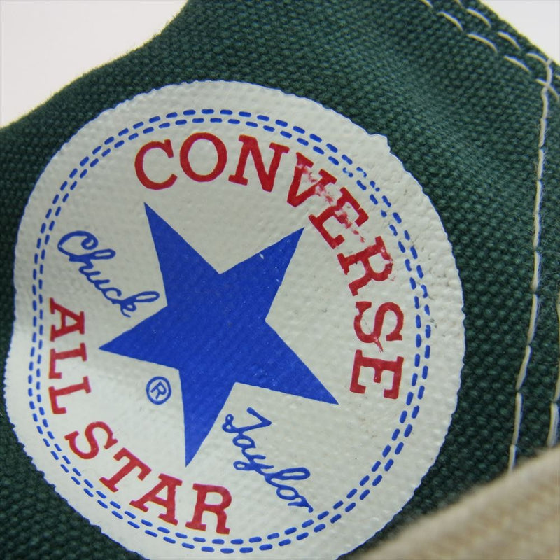 CONVERSE コンバース 90s USA製 ALL STAR HI オールスター ハイカット キャンバス スニーカー グリーン系 5.5【中古】
