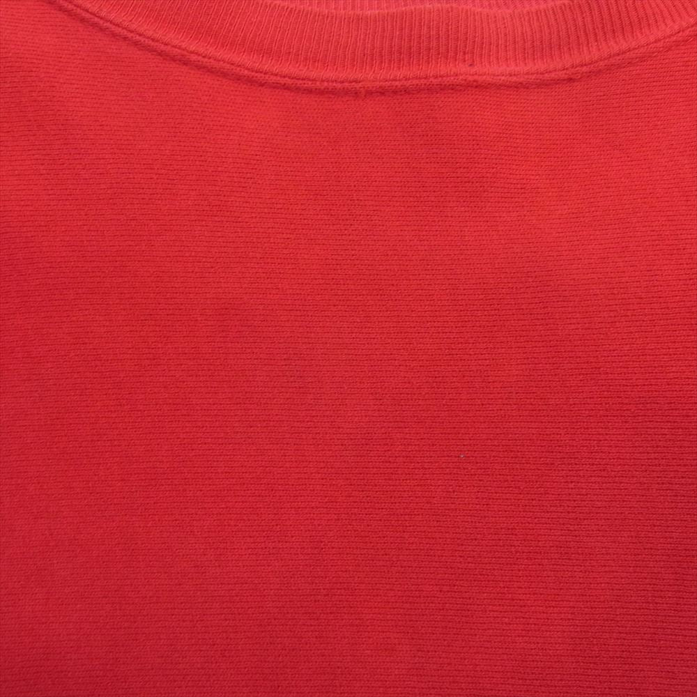 Champion チャンピオン 90s 刺繍タグ USA製 リバースウィーブ クルーネック スウェット レッド系 XL【中古】