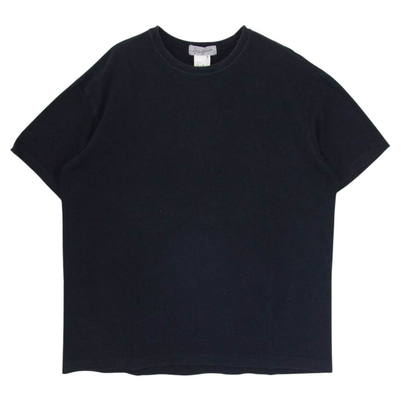 Yohji Yamamoto ヨウジヤマモト FR-T24-051 バック 刺繍 ロゴ TEE 半袖 Tシャツ ブラック系 3【中古】