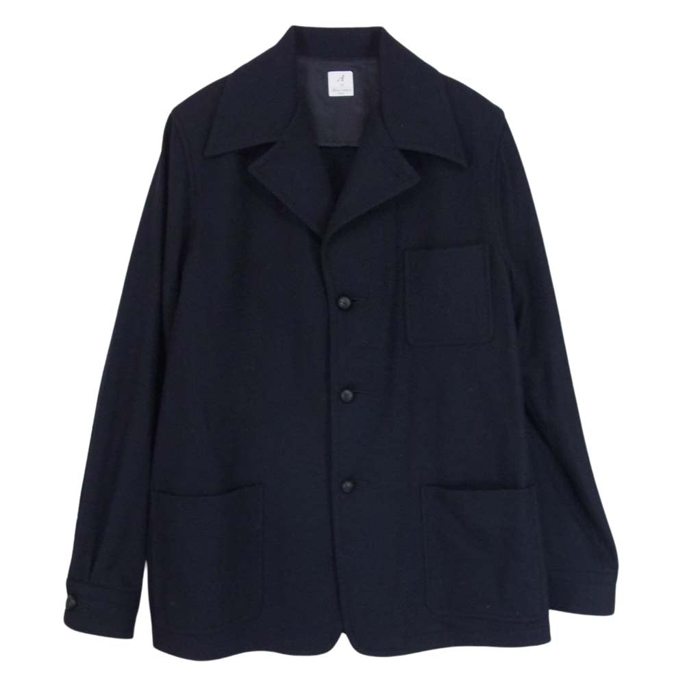 ANATOMICA アナトミカ 21AW 530-562-05 ローファー ウール 三つボタン ジャケット ネイビー系 38【極上美品】【中古】