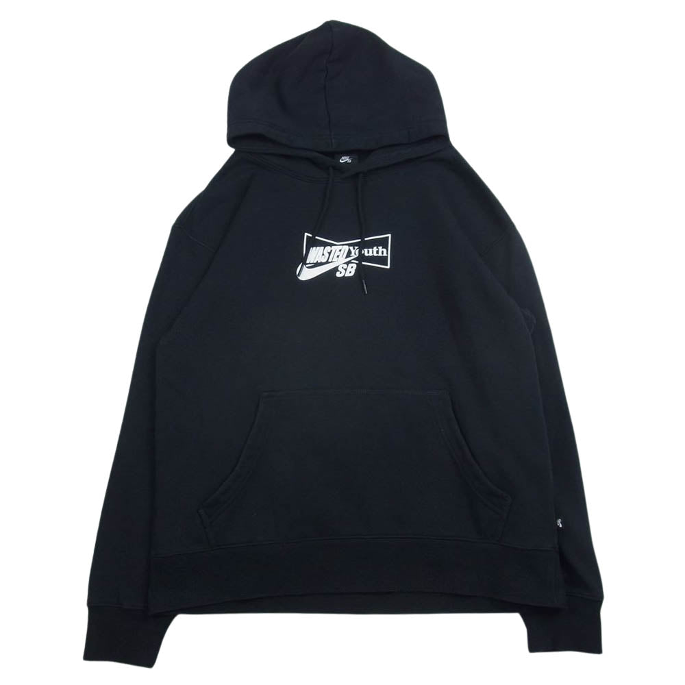 ウェイステッドユース × NIKE SB Hoody ナイキ SB フーディー スウェットプルオーバー ブラック系 M【中古】