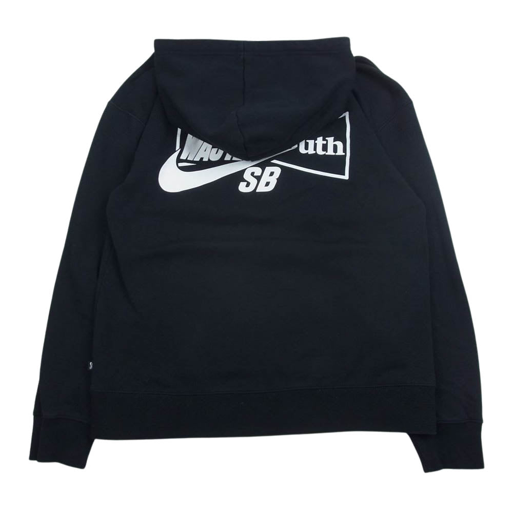 ウェイステッドユース × NIKE SB Hoody ナイキ SB フーディー スウェットプルオーバー ブラック系 M【中古】