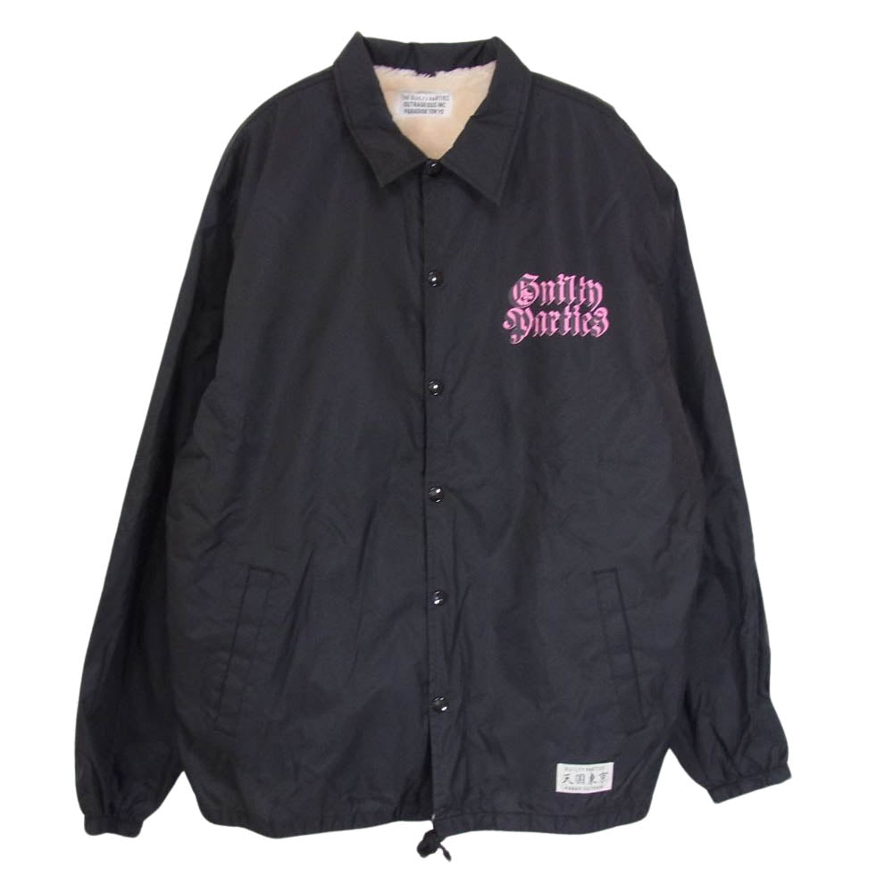 WACKO MARIA ワコマリア 21AW 21FWE-WMO-BL03 BOA COACH JACKET（TYPE-1） ボア コーチジャケット ブラック系 L【中古】
