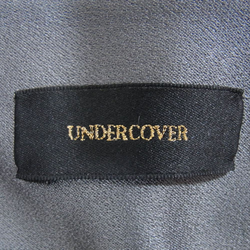 UNDERCOVER アンダーカバー UCR1513 ウールパッチ付 コットン デザイン パンツ ブラック系 1【中古】