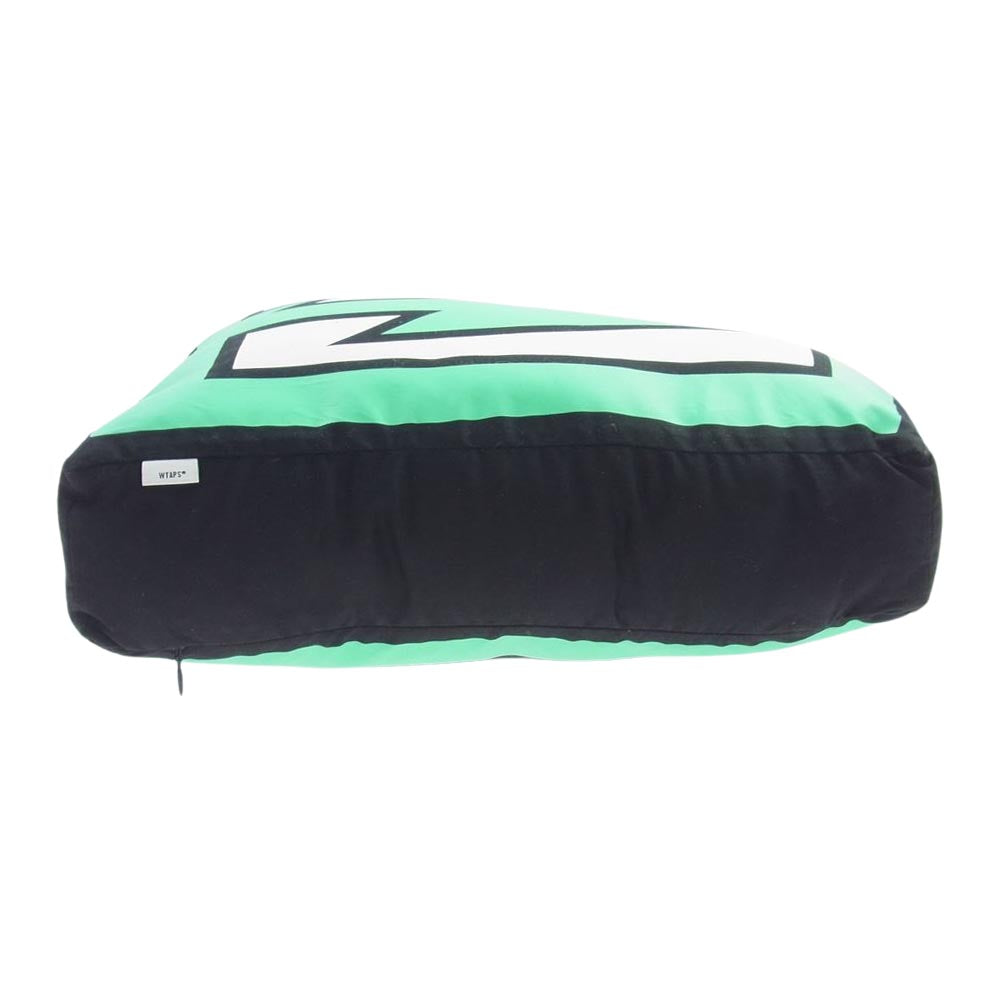 WTAPS ダブルタップス 19AW 192MYDT-AC01S BUMPER CUSHION.COTTON クッション MINT ミント ブラック系 ミントグリーン系【極上美品】【中古】