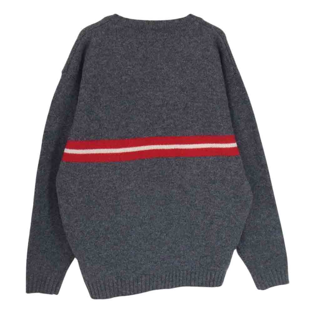 Eddie Bauer エディー・バウアー Vネック ライン 長袖 ニット グレー系 M【中古】