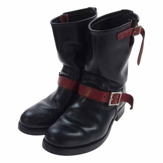 RED WING レッドウィング 2268 カスタム Enginner Boot ノンスチール エンジニアブーツ ブラック系 USA9/27cm【中古】