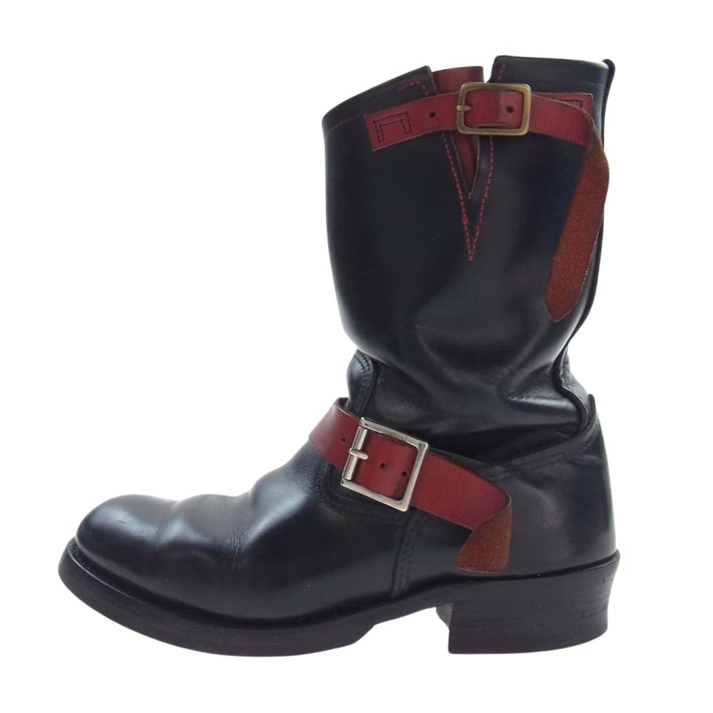 RED WING レッドウィング 2268 カスタム Enginner Boot ノンスチール エンジニアブーツ ブラック系 USA9/27cm【中古】