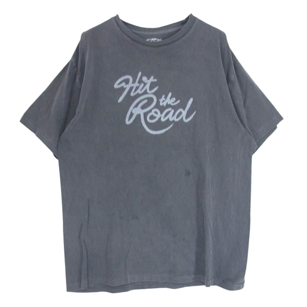 STANDARD CALIFORNIA スタンダードカリフォルニア SD HIT THE ROAD ヒット ロード プリント 半袖 Tシャツ グレー系 XL【中古】