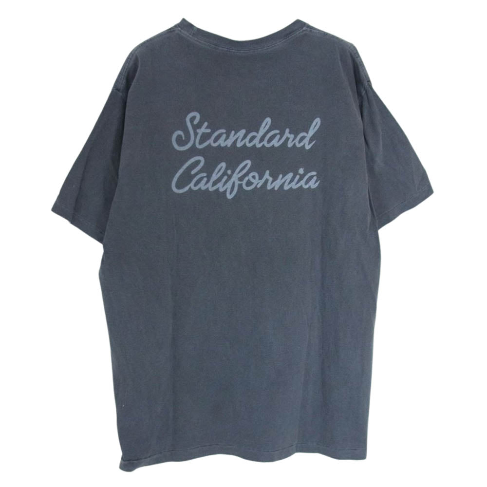 STANDARD CALIFORNIA スタンダードカリフォルニア SD HIT THE ROAD ヒット ロード プリント 半袖 Tシャツ グレー系 XL【中古】