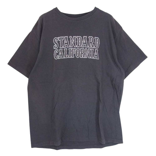 STANDARD CALIFORNIA スタンダードカリフォルニア SD BASIC LOGO ベーシック ロゴ プリント 半袖 Tシャツ グレー系 XL【中古】