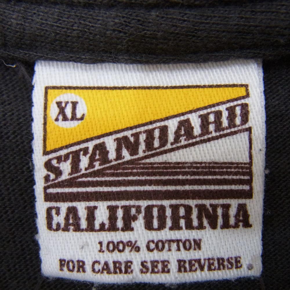STANDARD CALIFORNIA スタンダードカリフォルニア SD BASIC LOGO ベーシック ロゴ プリント 半袖 Tシャツ グレー系 XL【中古】