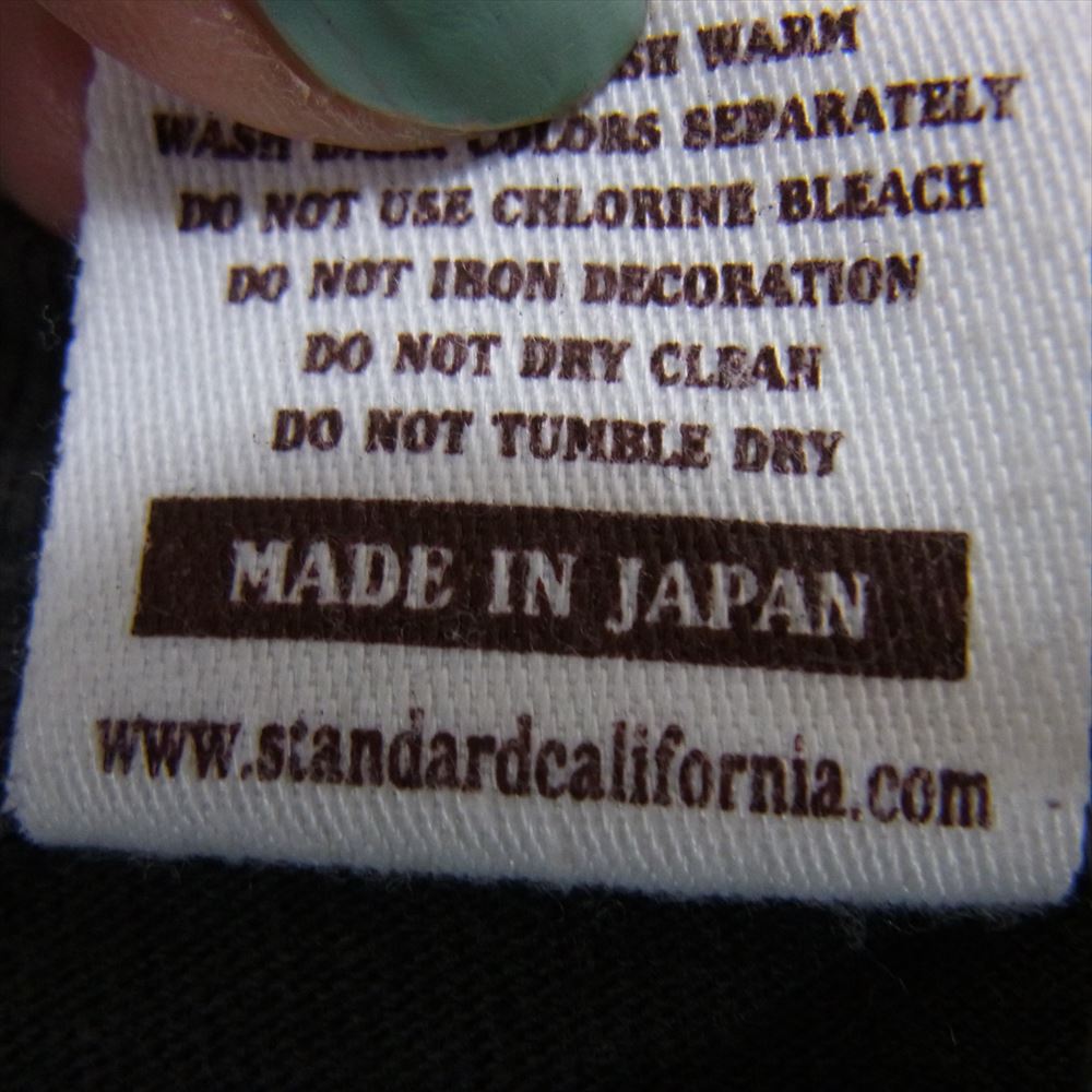 STANDARD CALIFORNIA スタンダードカリフォルニア SD BASIC LOGO ベーシック ロゴ プリント 半袖 Tシャツ グレー系 XL【中古】