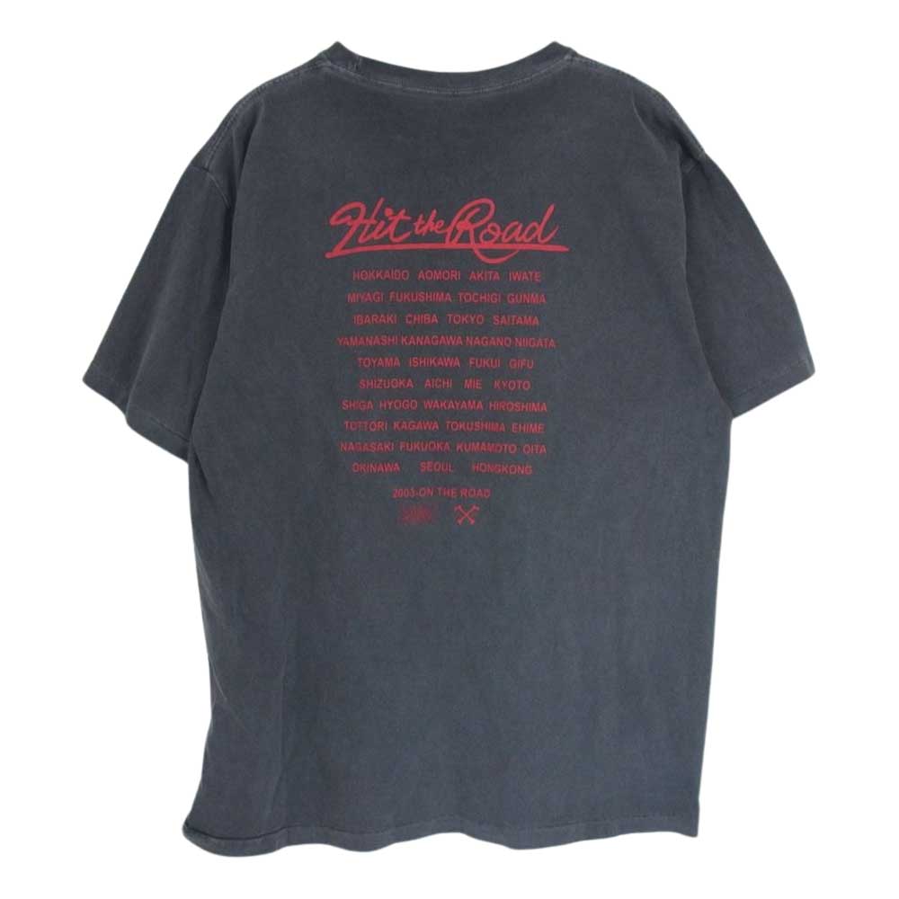 STANDARD CALIFORNIA スタンダードカリフォルニア × AH ANOTHER HEAVEN アナザーヘヴン プリント Tシャツ グレー系 XL【中古】