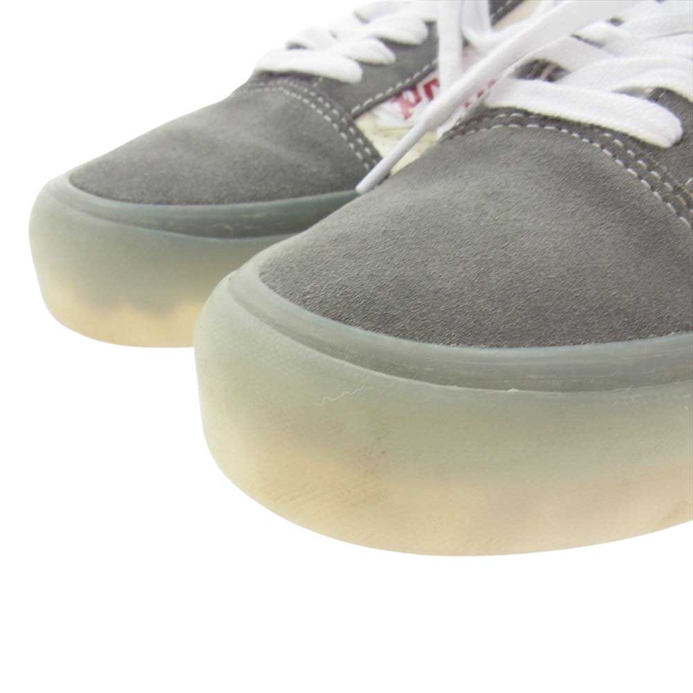 VANS バンズ VN0A4BVF78M × Palm Angels パームエンジェルス Old Skool LX Pewter & Chipmunk オールドスクール ピューター& チップムンク スニーカー オフホワイト系 グレー系 26.5cm【中古】