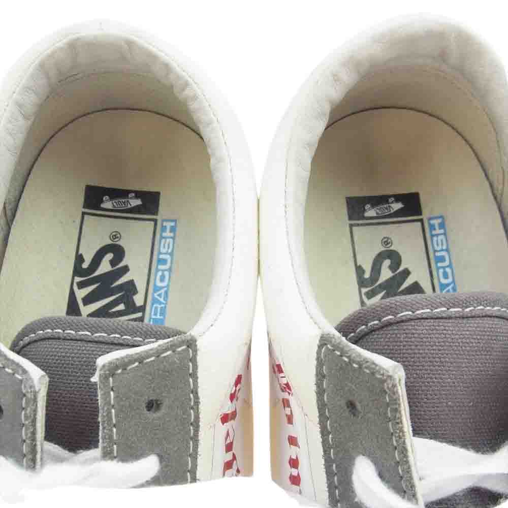 VANS バンズ VN0A4BVF78M × Palm Angels パームエンジェルス Old Skool LX Pewter & Chipmunk オールドスクール ピューター& チップムンク スニーカー オフホワイト系 グレー系 26.5cm【中古】