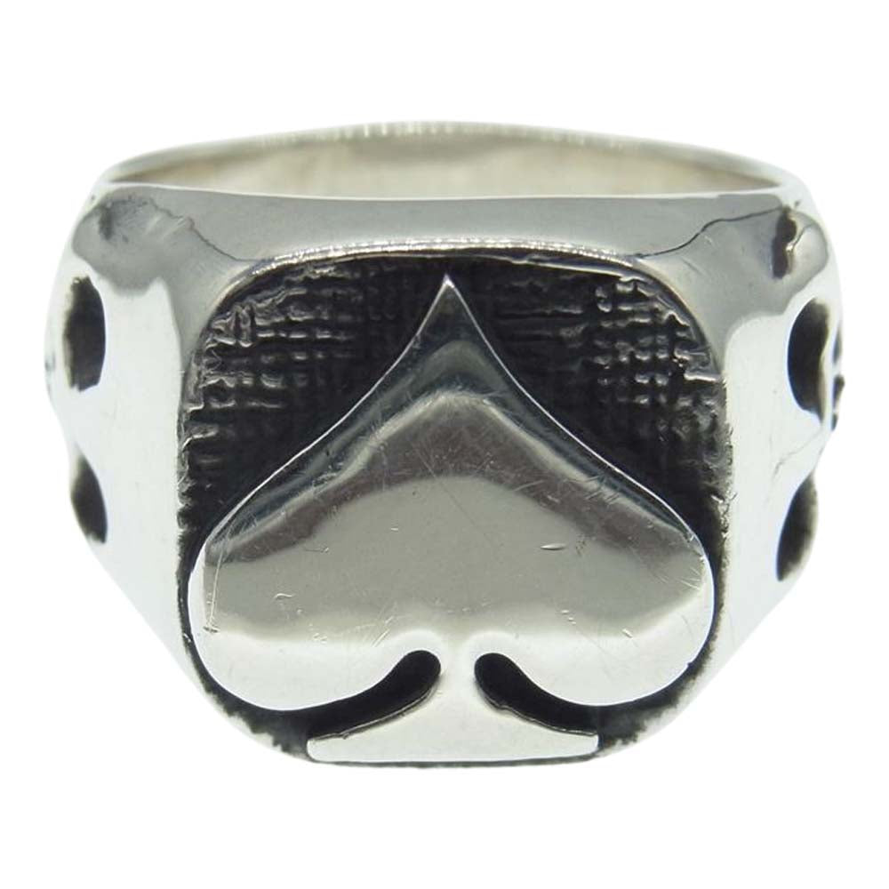 FLASHPOINT フラッシュポイント SPADE SKULL RING スペード スカル リング #24 シルバー系 24号【中古】