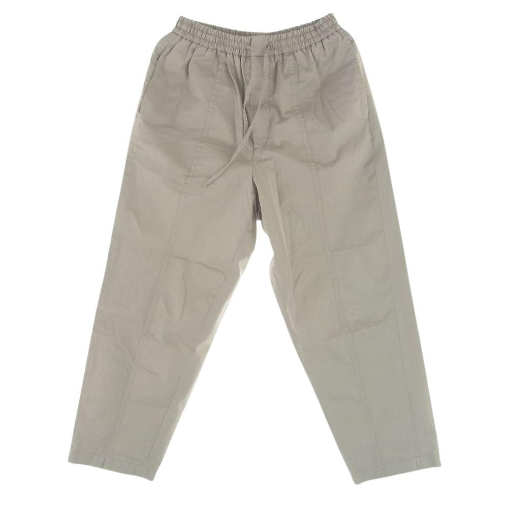 JIL SANDER ジルサンダー 21SS PR JM IM 0013 国内正規品 ドローコード コットン イージー パンツ ベージュ系 44【中古】