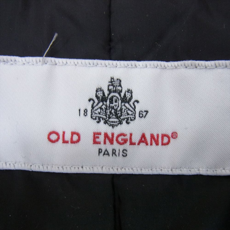 OLD ENGLAND オールドイングランド ライナーベスト付き ナイロン コート ブラック系 38【中古】