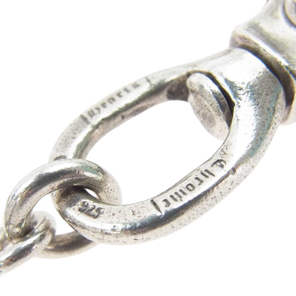 CHROME HEARTS クロムハーツ（原本無） 2BALL LONG-S 1クリップ ロング クロスボール ウォレット チェーン シルバー系【中古】