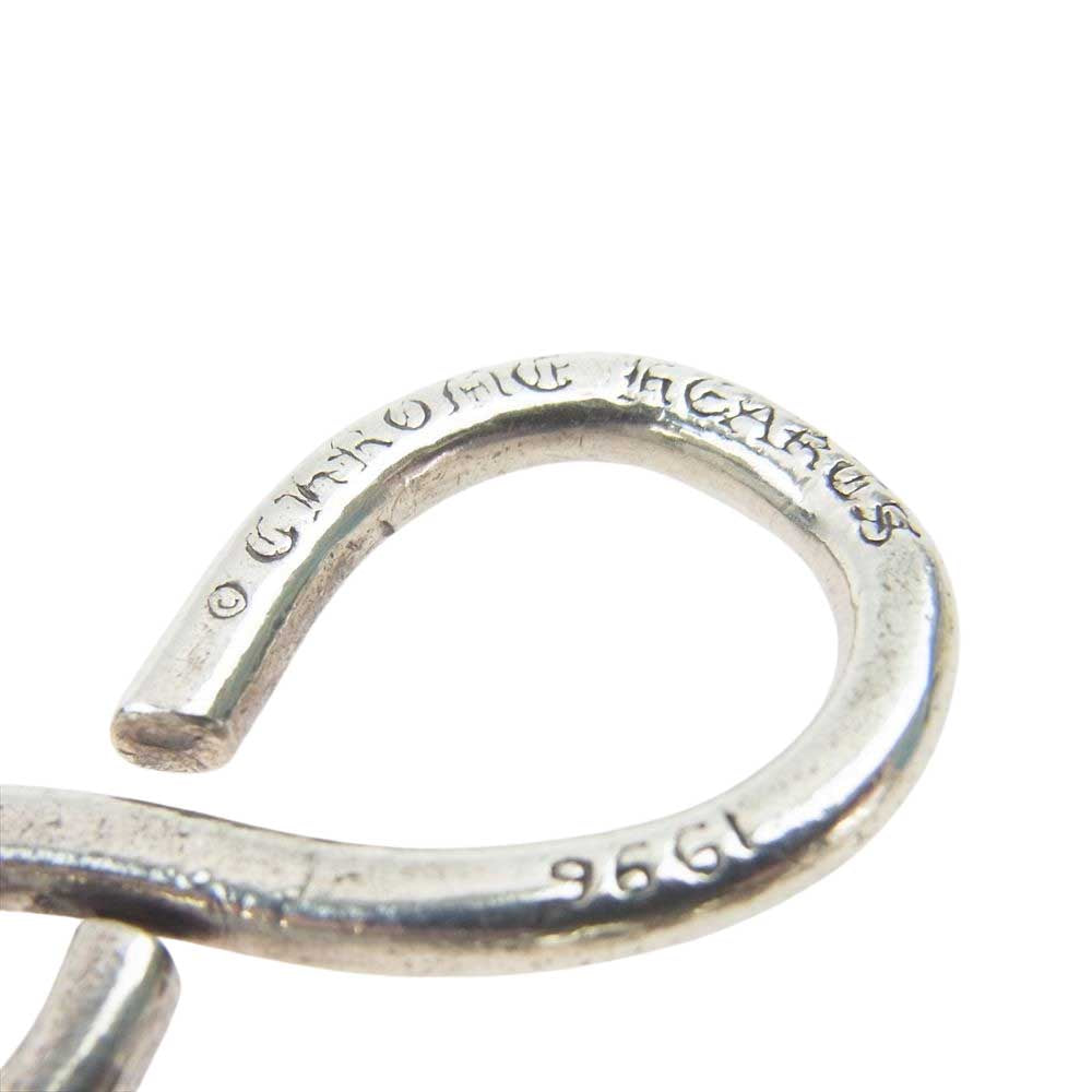 CHROME HEARTS クロムハーツ（原本無） 2BALL LONG-S 1クリップ ロング クロスボール ウォレット チェーン シルバー系【中古】