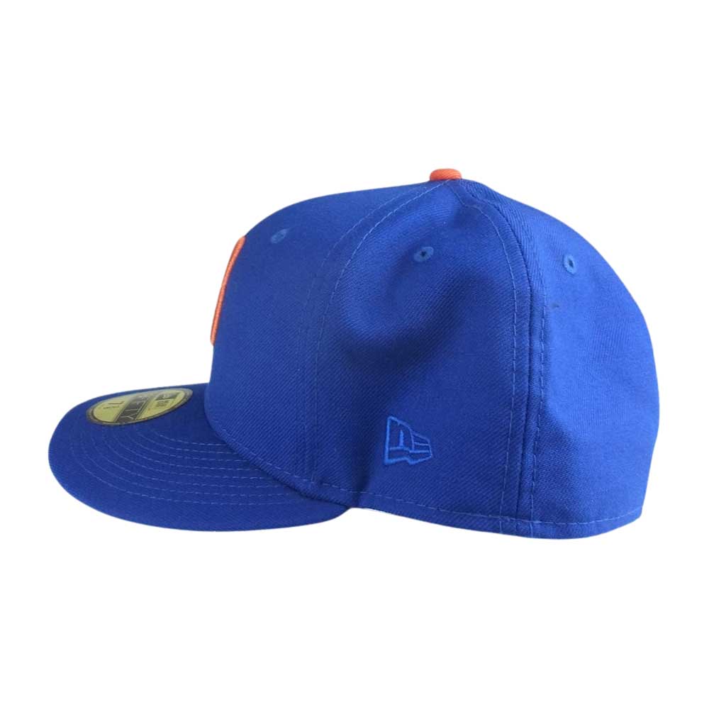 NEW ERA ニューエラ BETTER gift shop ベターギフトショップ B刺繍 ベースボールキャップ 帽子 ブルー系 58.7cm【中古】