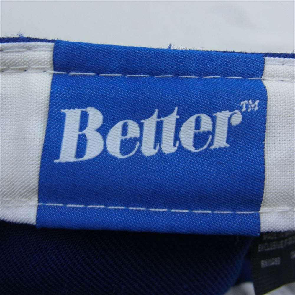 NEW ERA ニューエラ BETTER gift shop ベターギフトショップ B刺繍 ベースボールキャップ 帽子 ブルー系 58.7cm【中古】