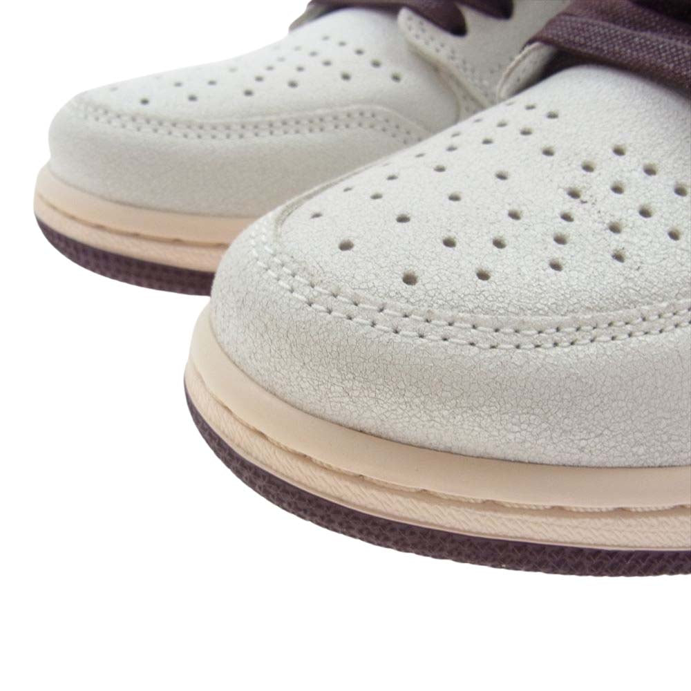 NIKE ナイキ DO7097-100 × A Ma Maniere アママニエール Air Jordan 1 Retro High OG Sail and Burgundy AJ1 エアジョーダン レトロ ハイ セイルアンドバーガンディ スニーカー オフホワイト系 27cm【新古品】【未使用】【中古】