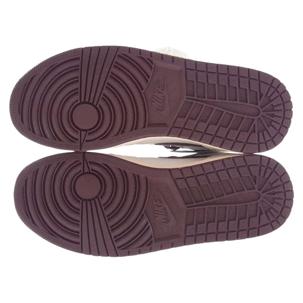 NIKE ナイキ DO7097-100 × A Ma Maniere アママニエール Air Jordan 1 Retro High OG Sail and Burgundy AJ1 エアジョーダン レトロ ハイ セイルアンドバーガンディ スニーカー オフホワイト系 27cm【新古品】【未使用】【中古】