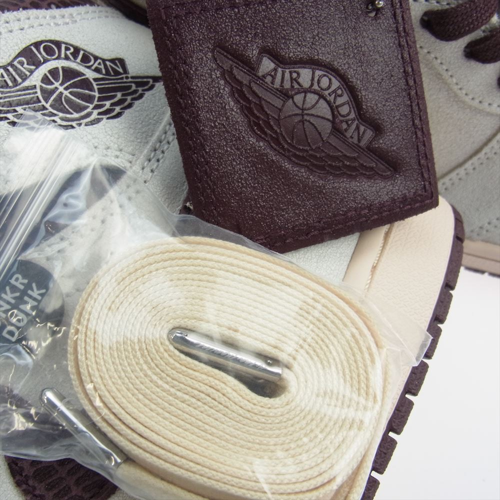 NIKE ナイキ DO7097-100 × A Ma Maniere アママニエール Air Jordan 1 Retro High OG Sail and Burgundy AJ1 エアジョーダン レトロ ハイ セイルアンドバーガンディ スニーカー オフホワイト系 27cm【新古品】【未使用】【中古】