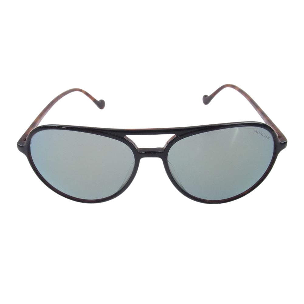 MONCLER モンクレール ML0151 ACETATE SUNGLASSES ティアドロップ サングラス アイウェア ブラック系【中古】