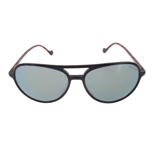 MONCLER モンクレール ML0151 ACETATE SUNGLASSES ティアドロップ サングラス アイウェア ブラック系【中古】