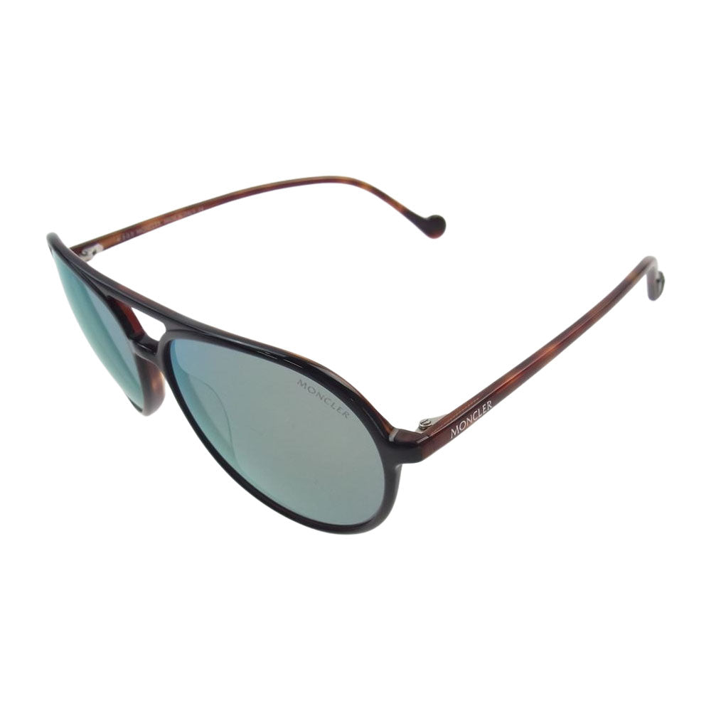 MONCLER モンクレール ML0151 ACETATE SUNGLASSES ティアドロップ サングラス アイウェア ブラック系【中古】