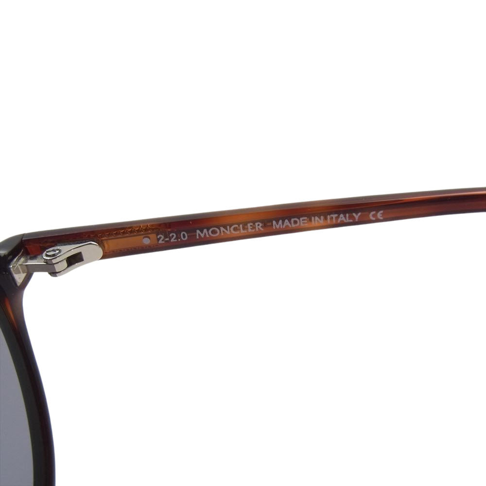 MONCLER モンクレール ML0151 ACETATE SUNGLASSES ティアドロップ サングラス アイウェア ブラック系【中古】