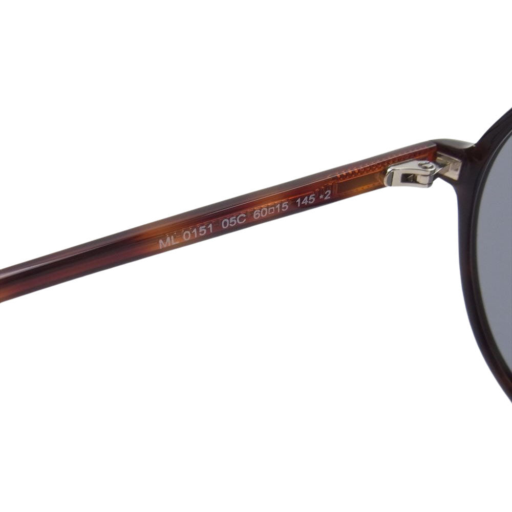 MONCLER モンクレール ML0151 ACETATE SUNGLASSES ティアドロップ サングラス アイウェア ブラック系【中古】