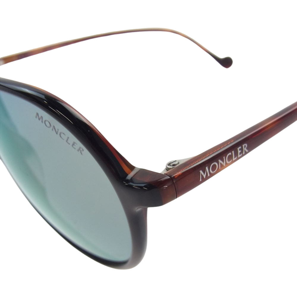 MONCLER モンクレール ML0151 ACETATE SUNGLASSES ティアドロップ サングラス アイウェア ブラック系【中古】