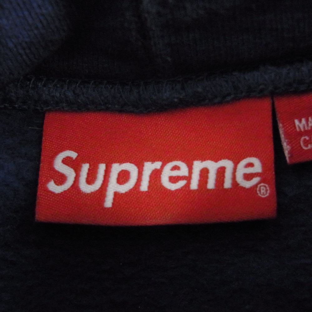 Supreme シュプリーム 20AW Pearl Hooded Sweatshirt フェルメール フーデット スウェットシャツ パーカー フーディ ネイビー系 S【中古】