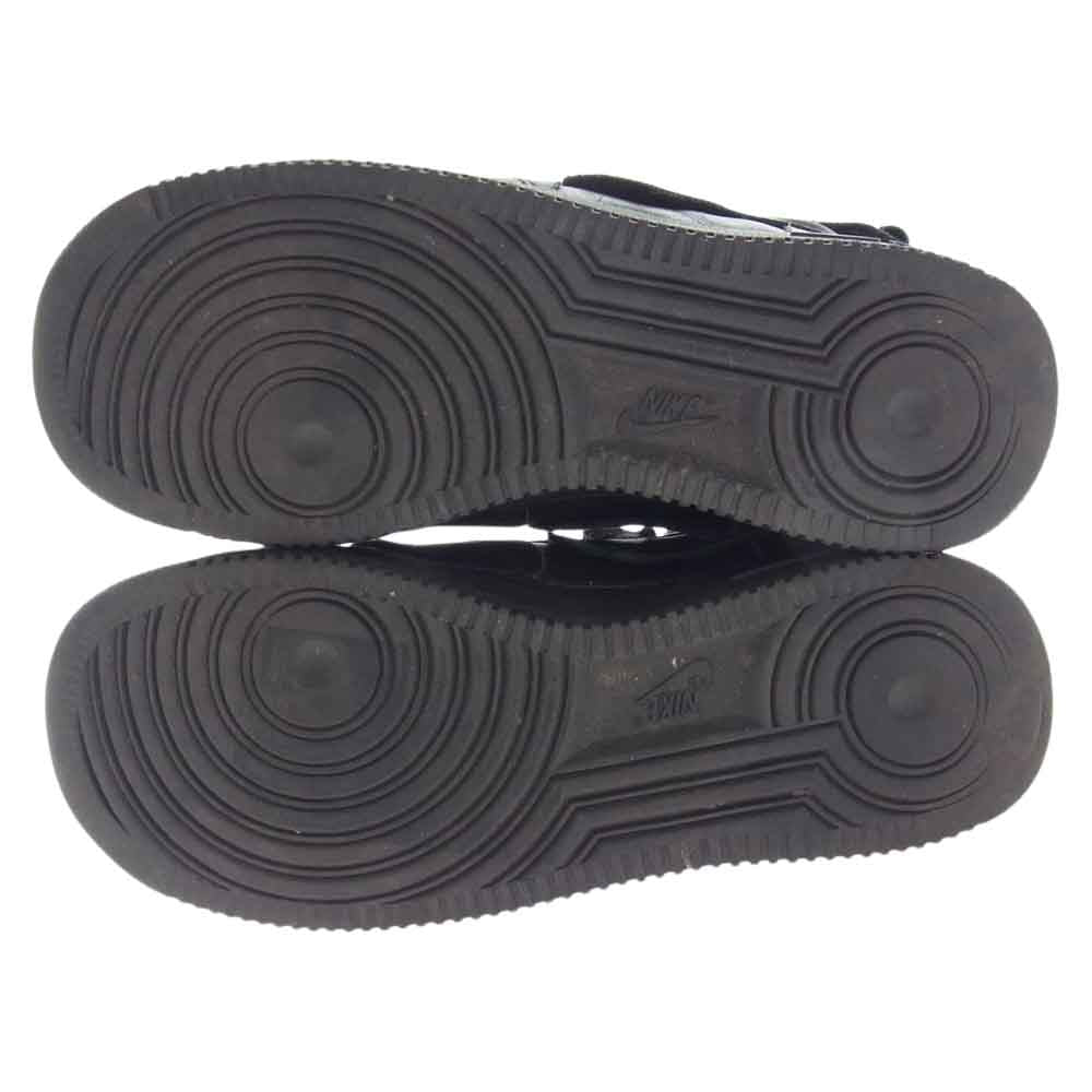 COMME des GARCONS コムデギャルソン DC3601-001 × NIKE AIR FORCE 1 AF1 MID BLACK ナイキ エアフォース1 ミッド スニーカー ブラック系 24cm【中古】