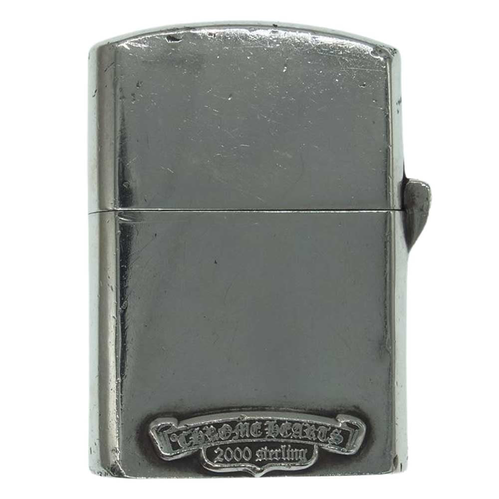 CHROME HEARTS クロムハーツ（原本無） L＆T ZIPPO LIGHTER ジッポ ライター リップ＆タン リップアンドタン シルバー系【中古】