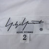 Yohji Yamamoto POUR HOMME ヨウジヤマモトプールオム 20AW HR-B30-053 前身切替 コットンブロード 長袖 シャツ ブラウス ホワイト系 2【中古】