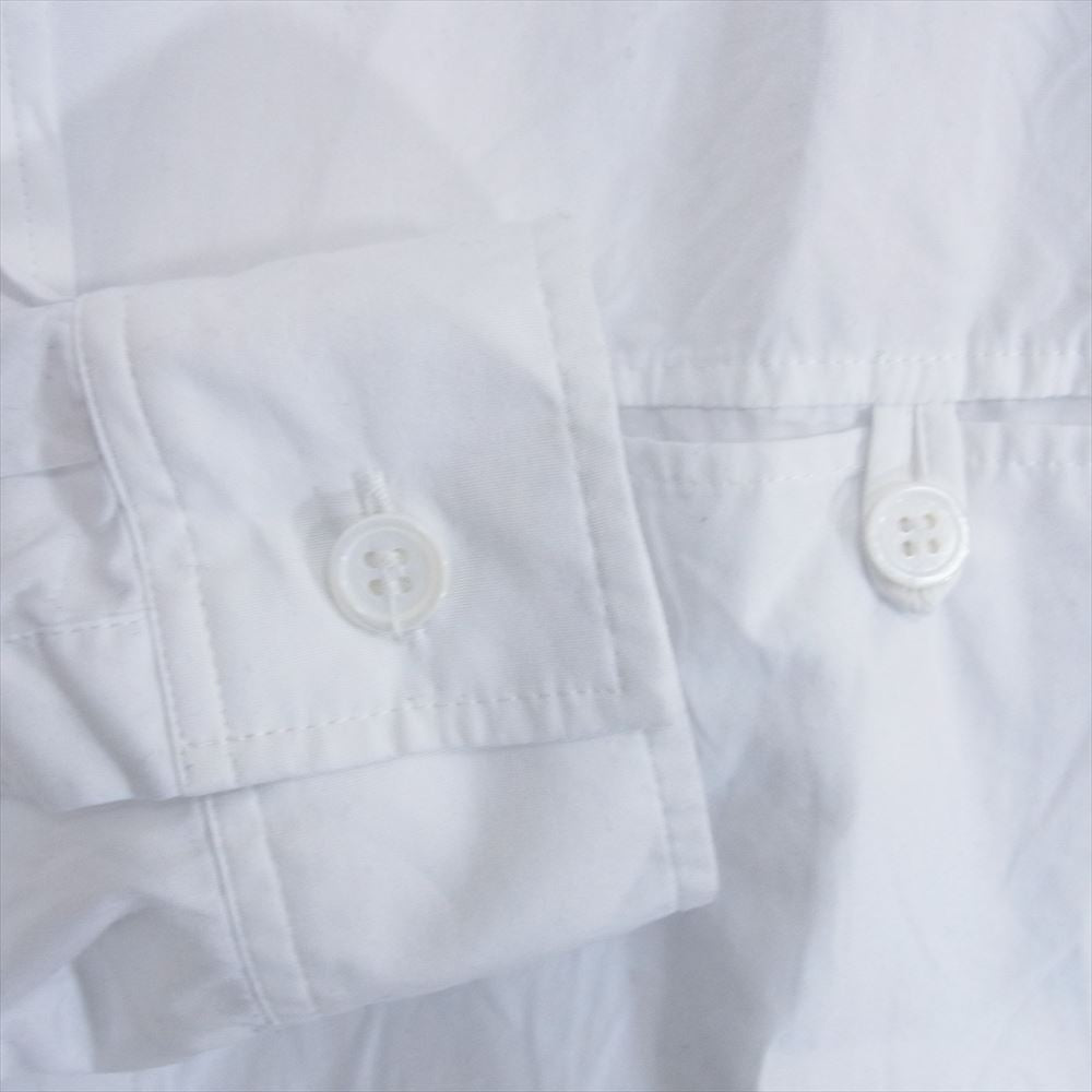 Yohji Yamamoto POUR HOMME ヨウジヤマモトプールオム 20AW HR-B30-053 前身切替 コットンブロード 長袖 シャツ ブラウス ホワイト系 2【中古】