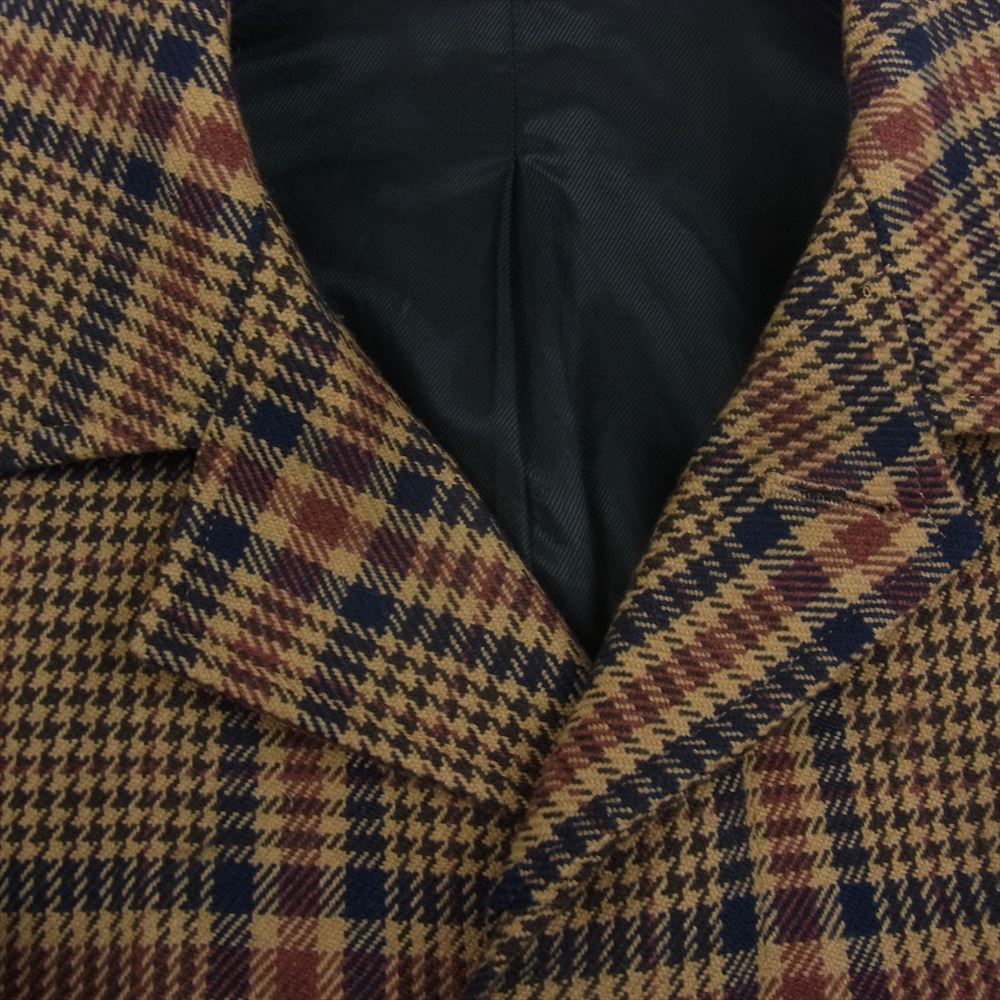 アミアレクサンドルマテュッシ 17AW H17M002.214 LONG BELTED COAT ガンクラブチェック ベルテッド コート マルチカラー系 44【中古】