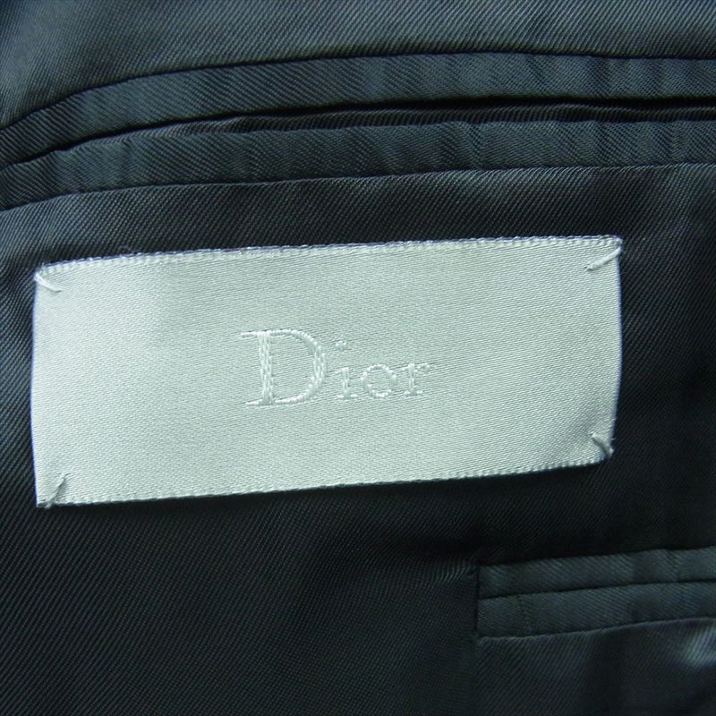 DIOR HOMME ディオールオム 12SS 263C295S0687 クリスヴァンアッシュ期 スモーキング 1B テーラード ジャケット ブラック系 46【中古】