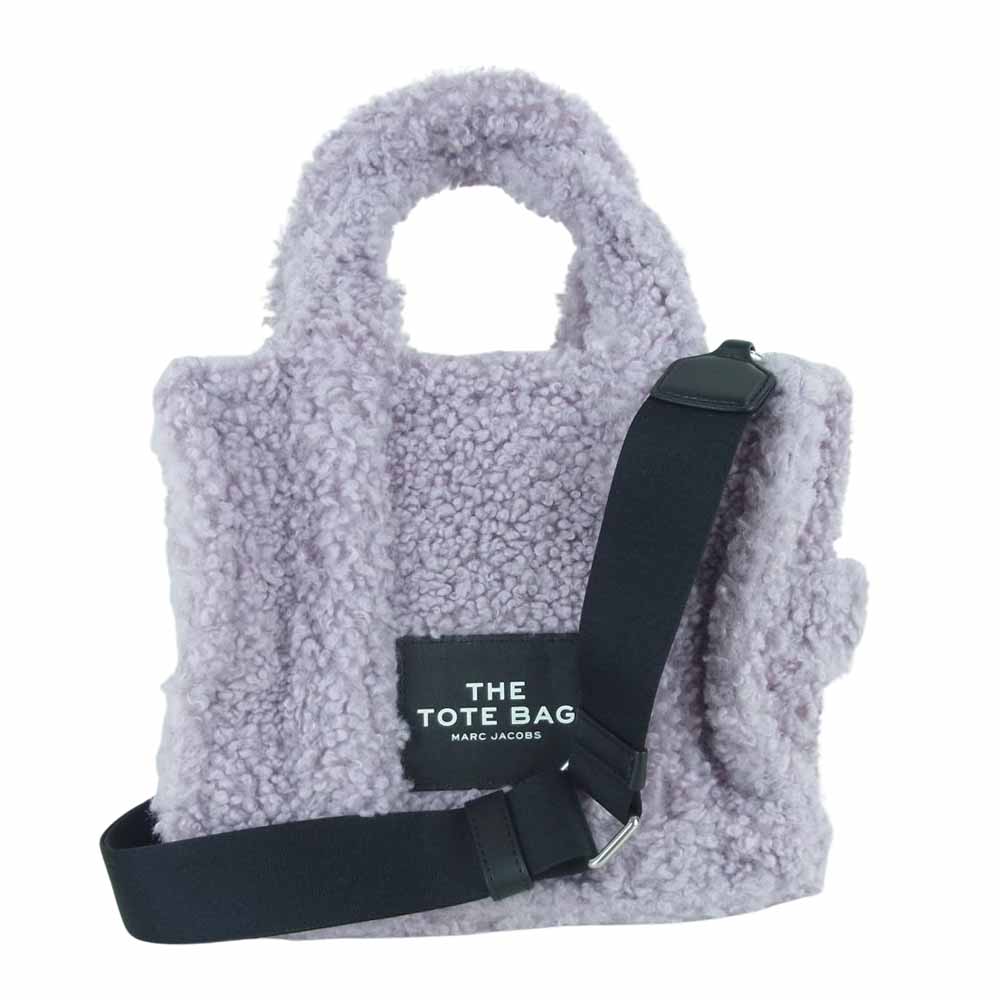 MARC JACOBS マークジェイコブス 2WAY ボア ハンド トート ショルダー バック ライトパープル系【美品】【中古】