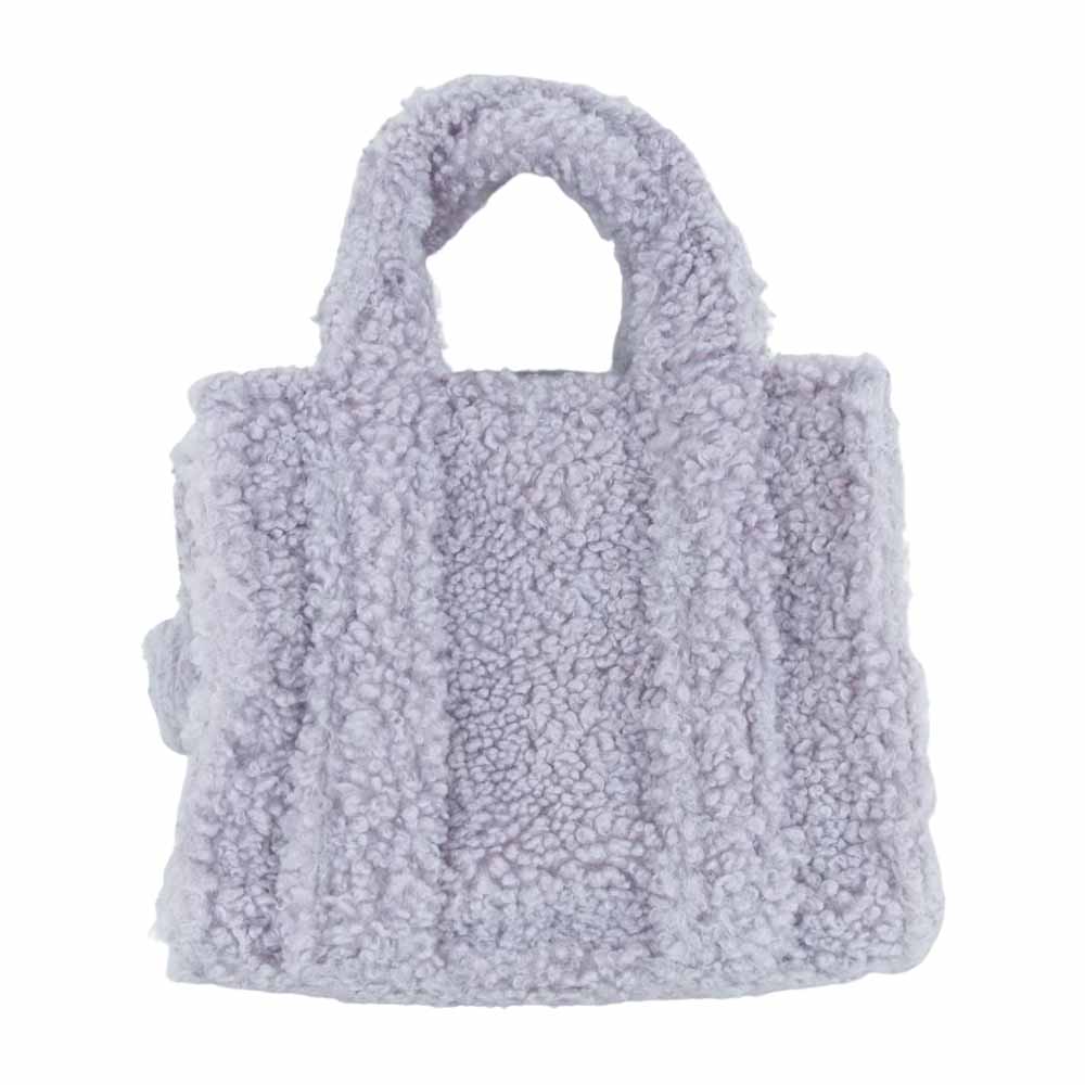 MARC JACOBS マークジェイコブス 2WAY ボア ハンド トート ショルダー バック ライトパープル系【美品】【中古】