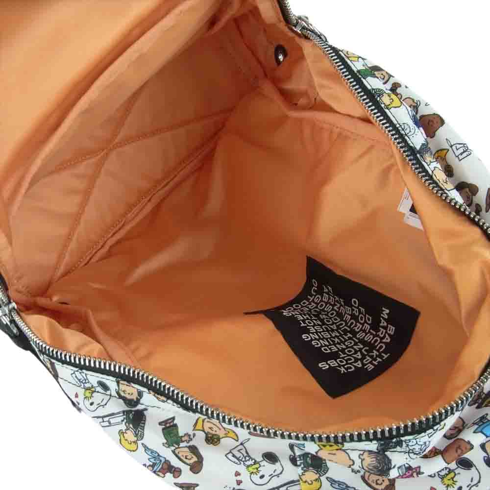 MARC JACOBS マークジェイコブス スヌーピー リュック バックパック ベトナム製 ホワイト系【中古】