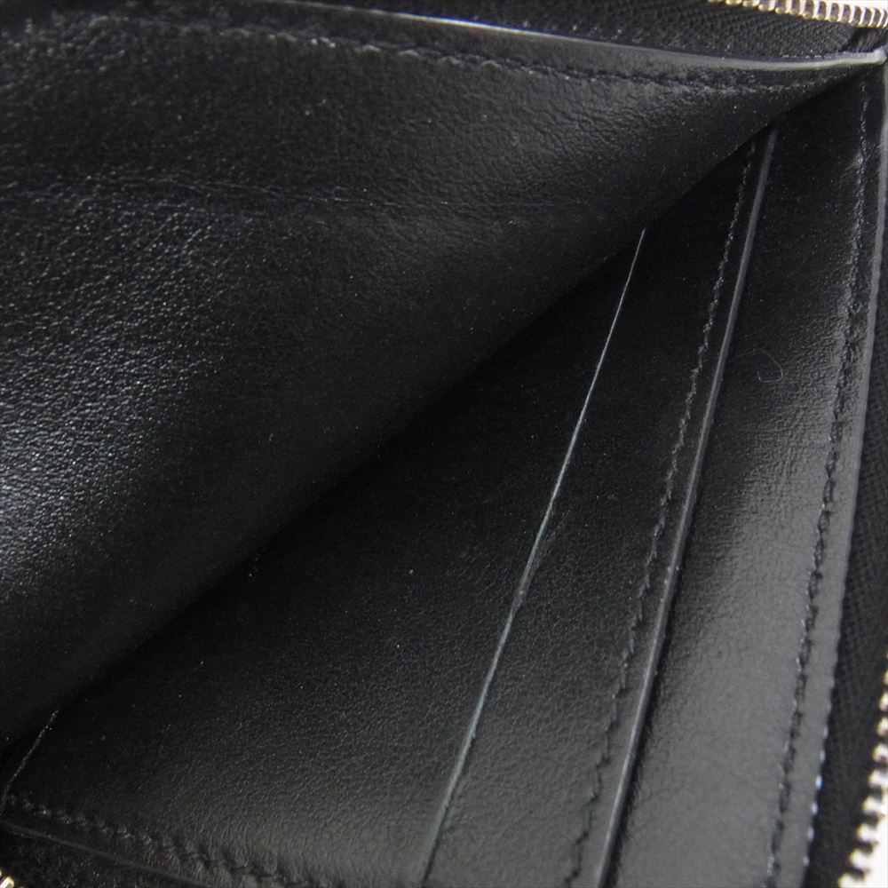 OFF-WHITE オフホワイト OMNC013E19853058 VIRGIL ABLOH ヴァージルアブロー ウォレットチェーン付き コインケース カードケース ミニ財布 ブラック系【中古】